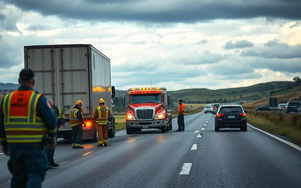 Truck Accident Scene Safety Steps